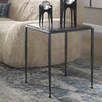 Uttermost Wavelet Iron Side Table