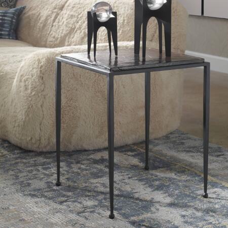 Uttermost Wavelet Iron Side Table