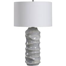 Waves-Blue & White Table Lamp