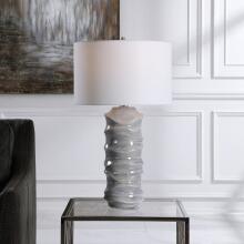 Waves-Blue & White Table Lamp
