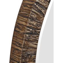 Wayde-Gold Bark Round Mirror