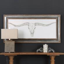 Western Skull Mount-Animal Print