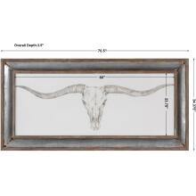 Western Skull Mount-Animal Print