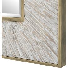 Wharton-Whitewashed Square Mirror