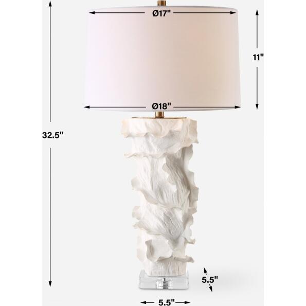 Wisp White Table Lamp