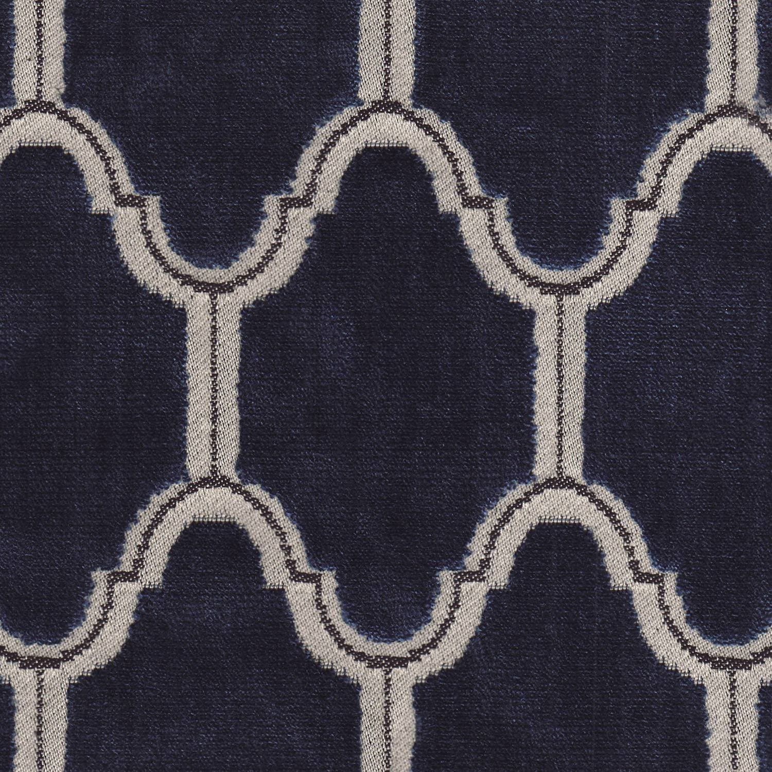 R-Valaya/Navy - Multi Purpose Fabric Suitable For Drapery