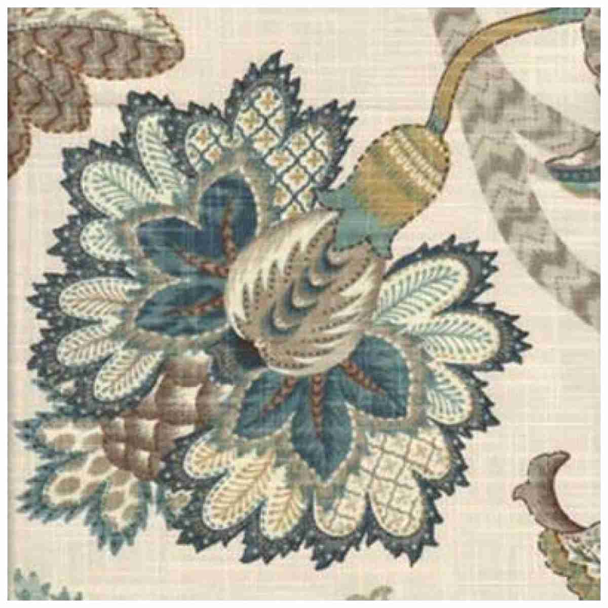 Sparta/Blue - Prints Fabric Suitable For Drapery