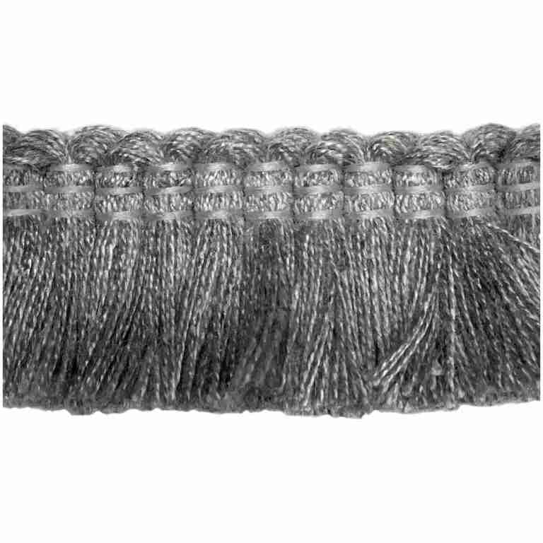 Sunbrel Brush/Gray - Brush Fringe - Dallas