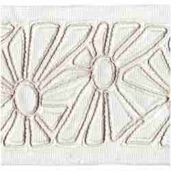 Sunshine Tape/White - Tape Trim - Dallas