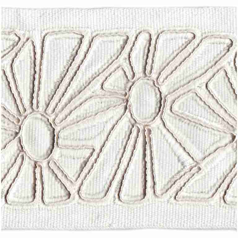 Sunshine Tape/White - Tape Trim - Dallas