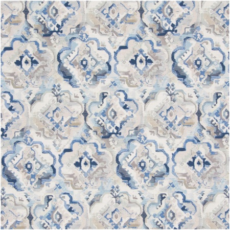 SW-HUPAS/BLUE - Prints Fabric Suitable For Drapery