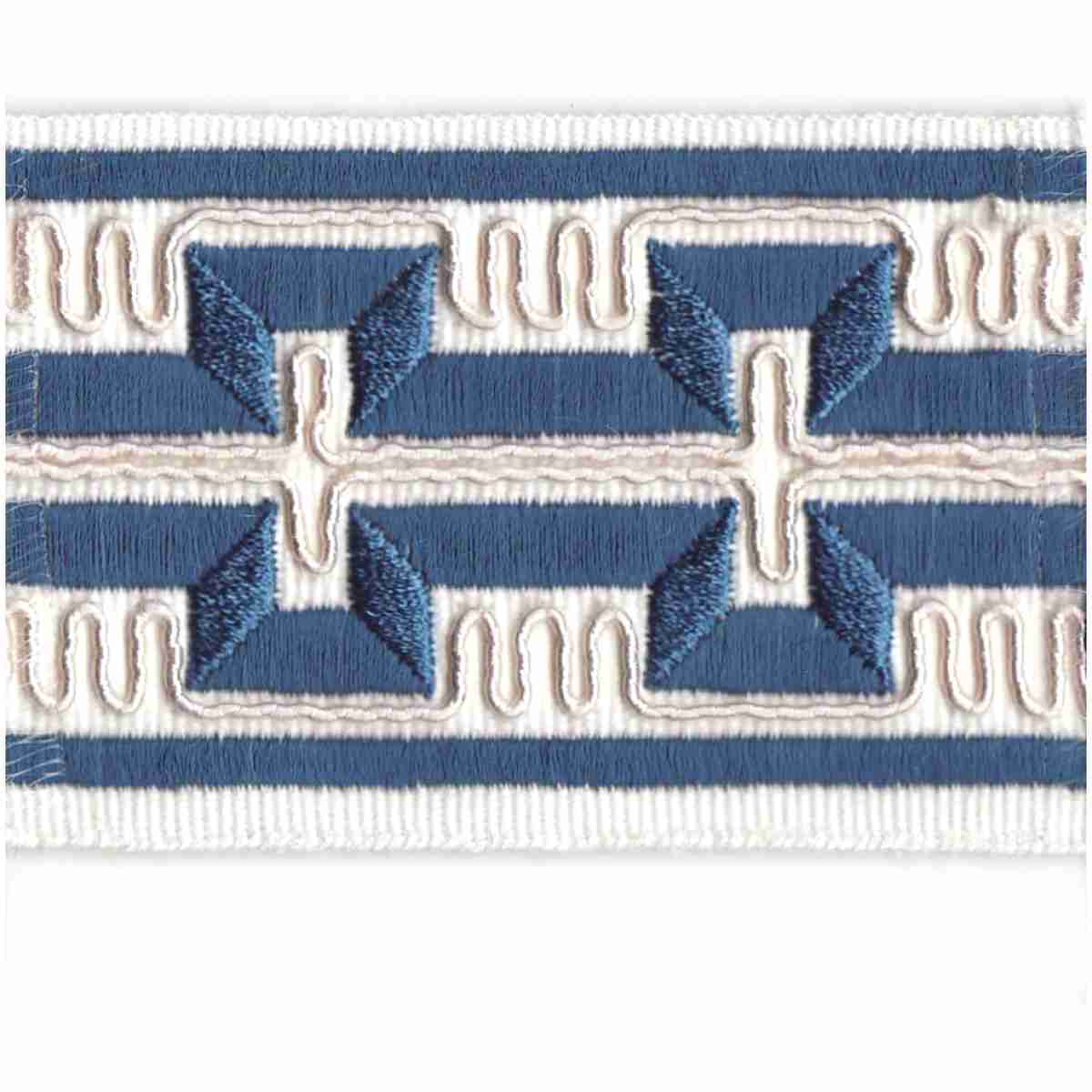Transept Tape/Blue - Tape Trim - Dallas