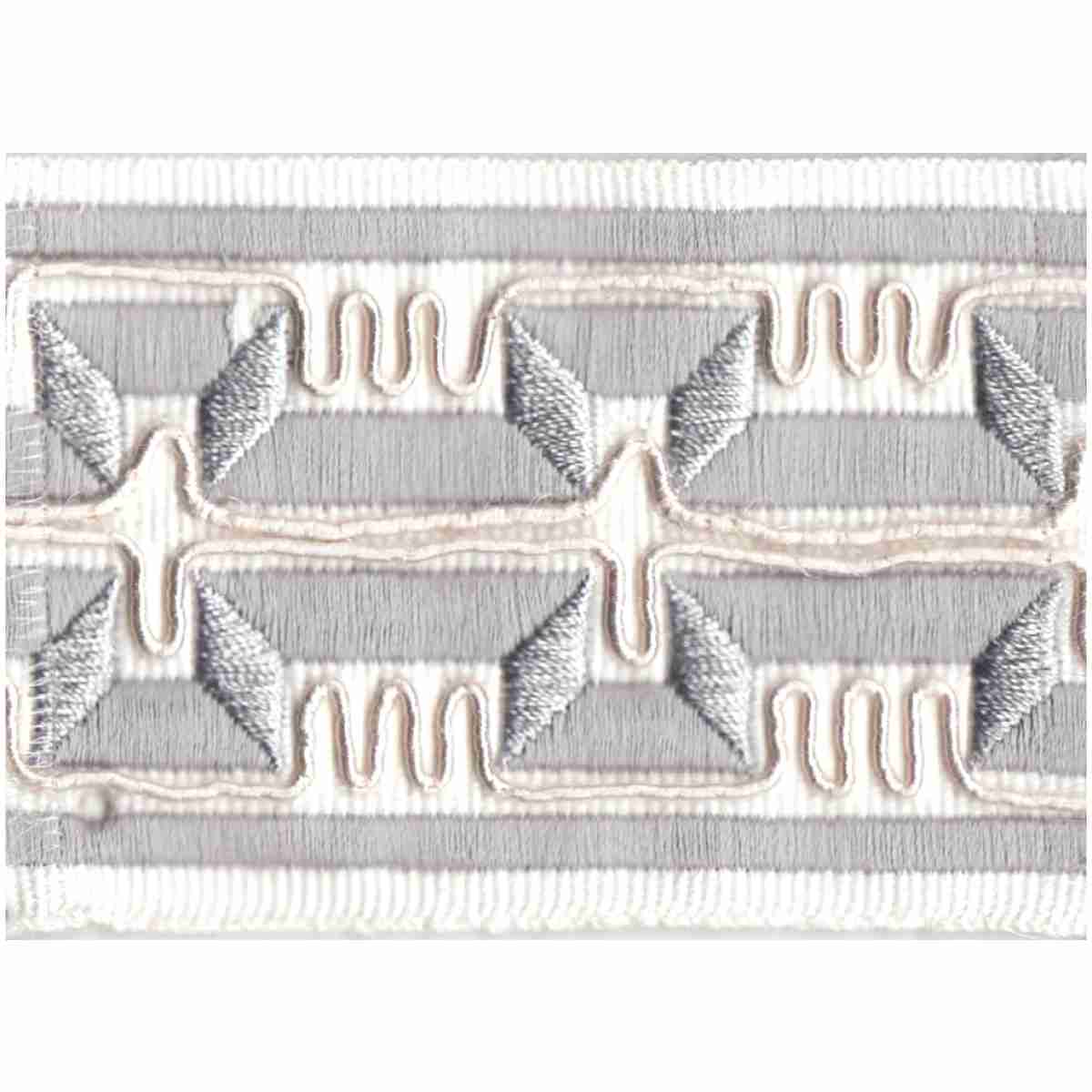 Transept Tape/Gray - Tape Trim - Woodlands