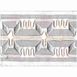 Transept Tape/Gray - Tape Trim - Woodlands