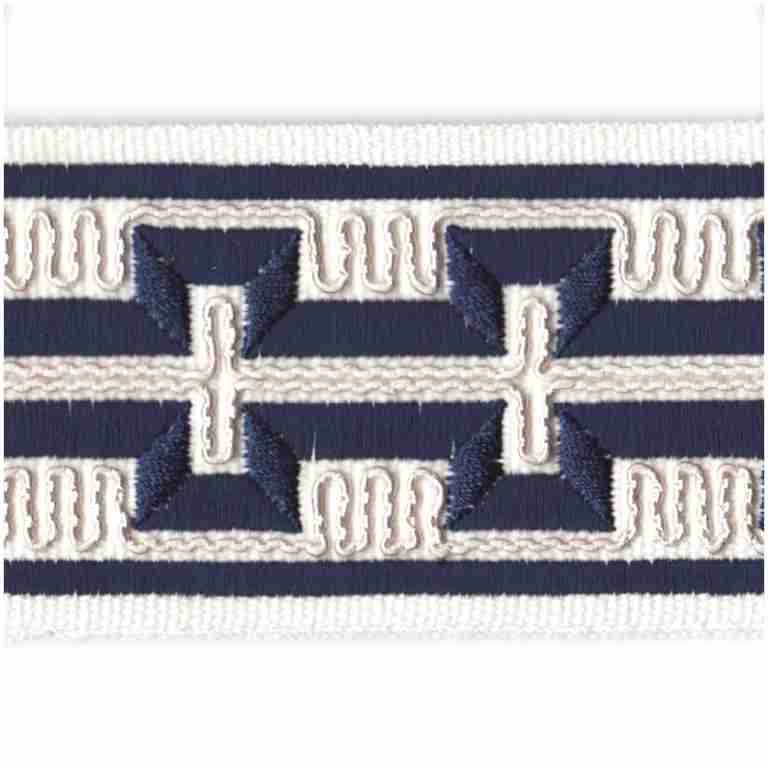 Transept Tape/Navy - Tape Trim - Frisco