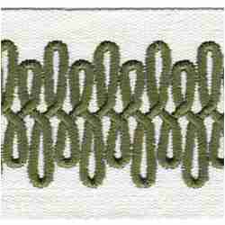 Wiggle Tape/Green - Tape Trim - Frisco