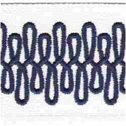 Wiggle Tape/Navy - Tape Trim - Fort Worth